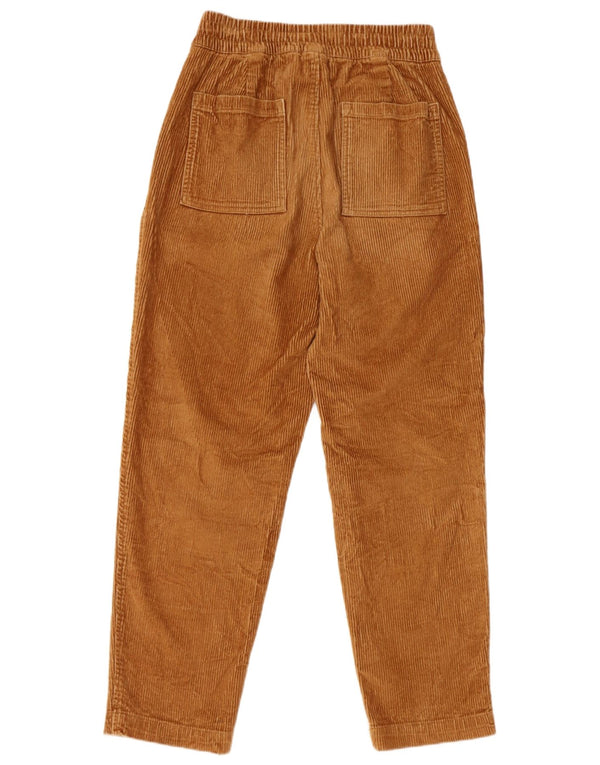 Gap Womens Pegged Corduroy Trousers XS W25 L26 Brown Cotton