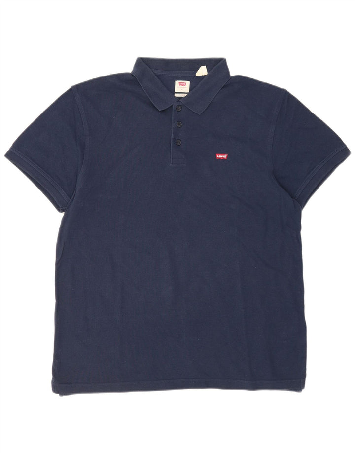 Levi's Herren Standard-Poloshirt, groß, marineblau, Baumwolle