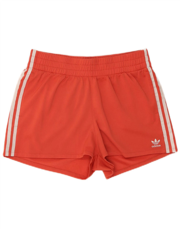 Adidas Damen Sportshorts UK 18 XL Orange Polyester