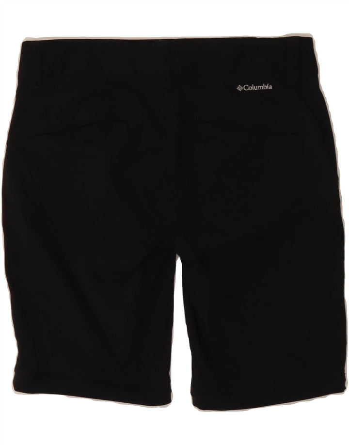 COLUMBIA Womens Regular Cargo Shorts US 4 Small W30 Black Nylon Vintage Columbia and Second-Hand Columbia from Messina Hembry 