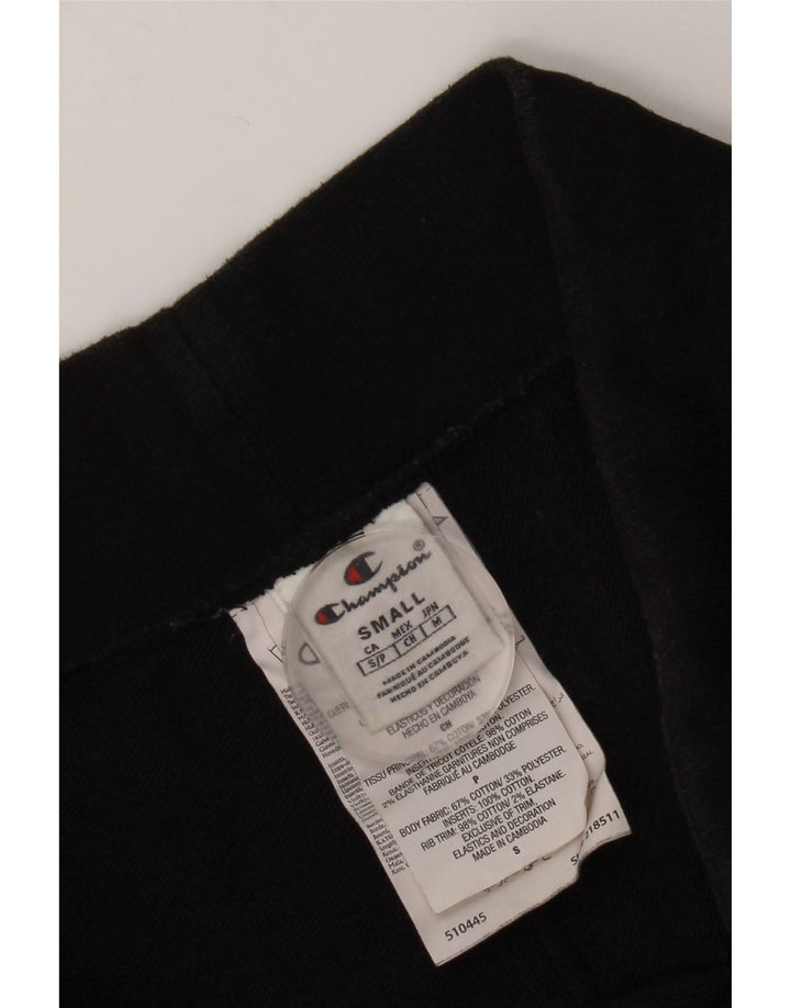 Champion Herren-Sportshorts mit Grafik, Größe S, schwarze Baumwolle
