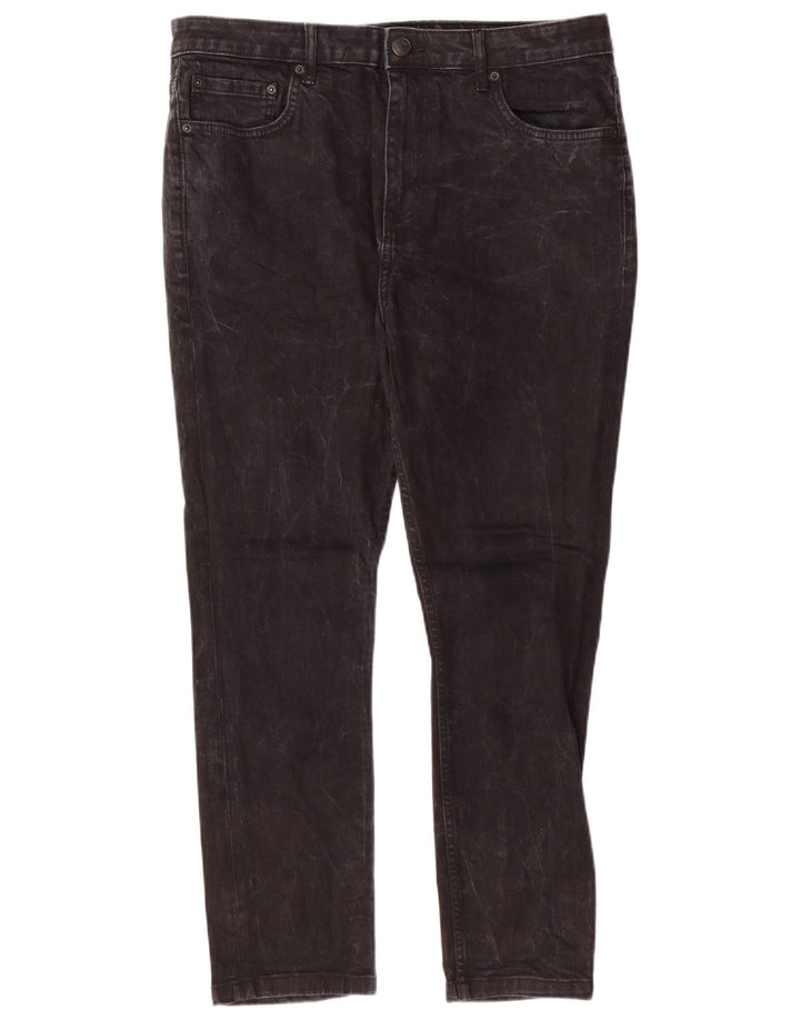 JACK WILLS Herren Slim Jeans W34 L27 Schwarze Baumwolle
