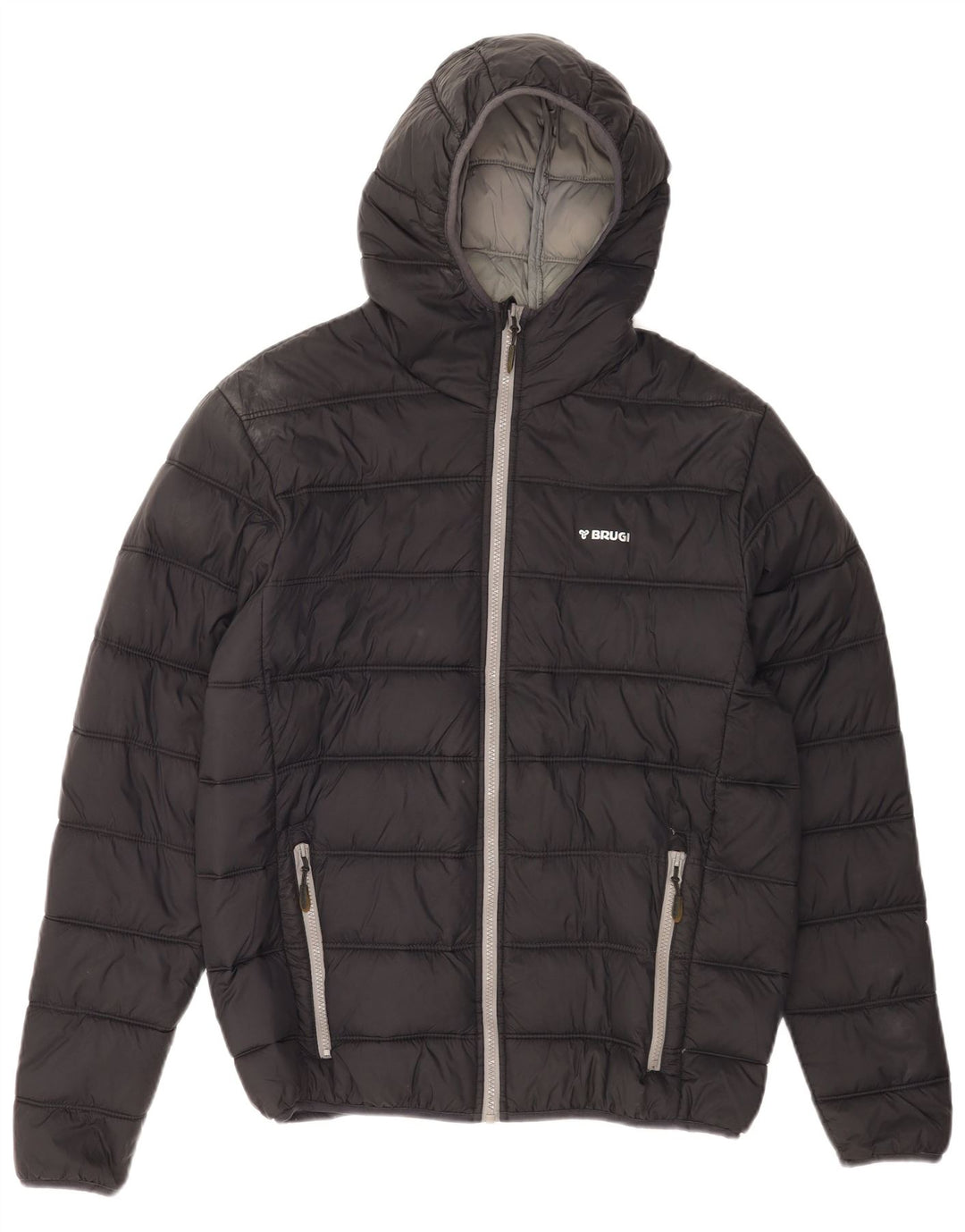 Brugi Herren Kapuzenjacke IT 52 XL Schwarz Polyamid
