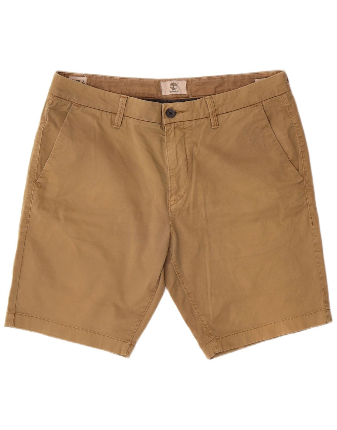 TIMBERLAND Herren Chino-Shorts W36 Large Beige Baumwolle