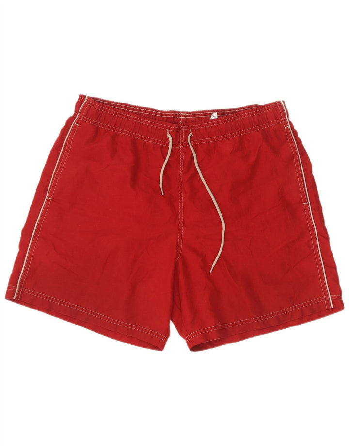 Marks & Spencer Herren-Badeshorts, groß, rot, Polyester