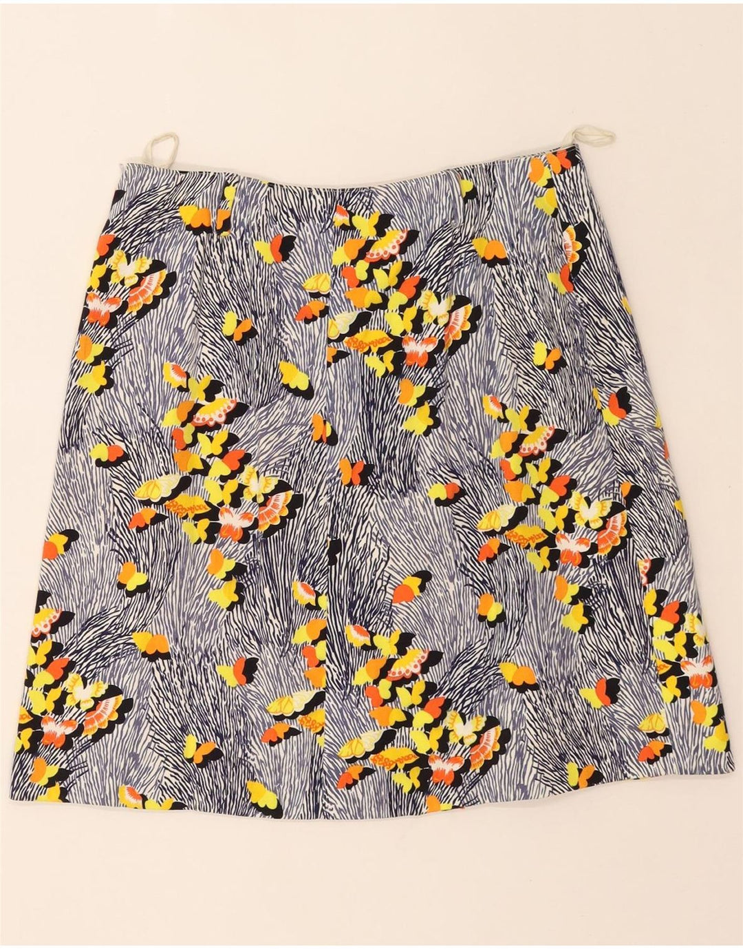 VINTAGE Womens A-Line Skirt IT 44 Medium W28  Multicoloured Floral Vintage Vintage and Second-Hand Vintage from Messina Hembry 