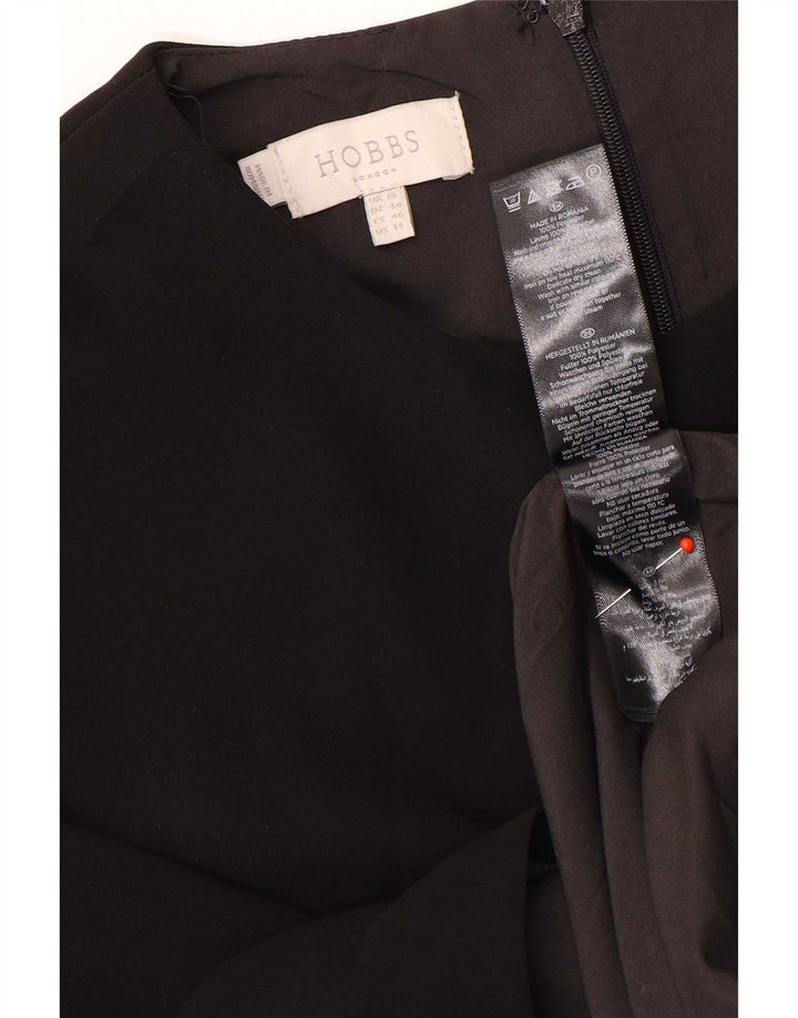 Hobbs Damen Etuikleid UK 18 XL Schwarz Polyester
