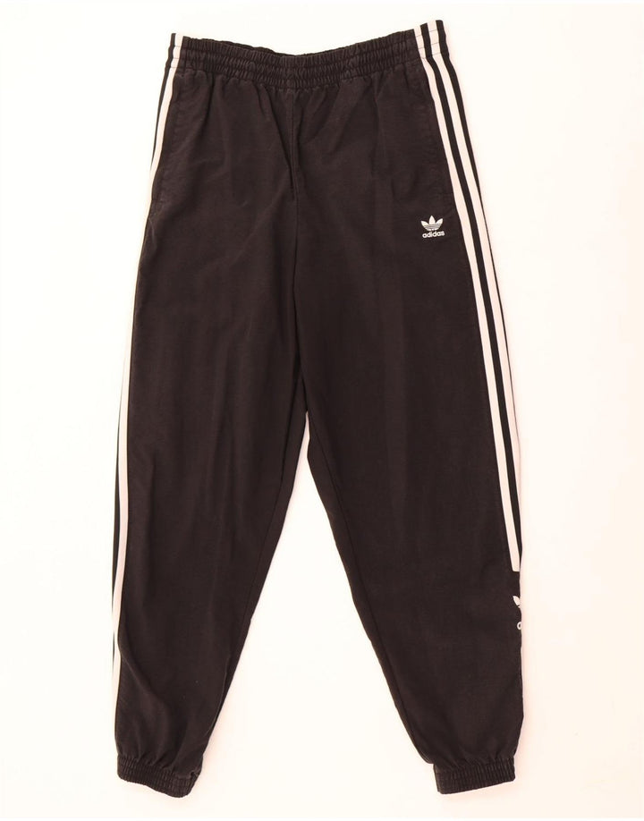 Adidas Damen Trainingshose Jogger UK 14 Large Schwarz Polyester