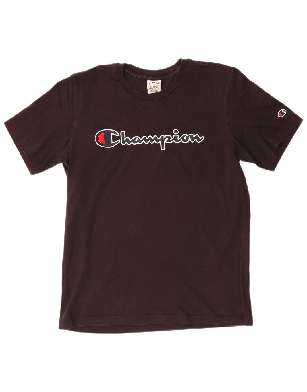 Champion Herren T-Shirt mit Grafik, mittelgroß, Schwarz