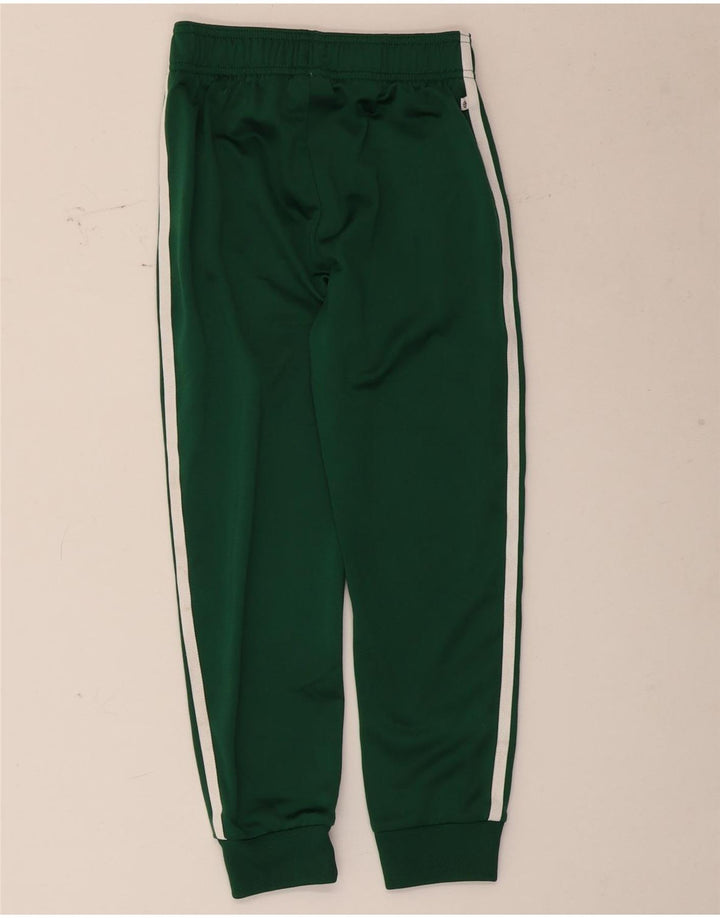 Adidas Jungen-Trainingshose, Jogginghose, 7–8 Jahre, grünes Polyester