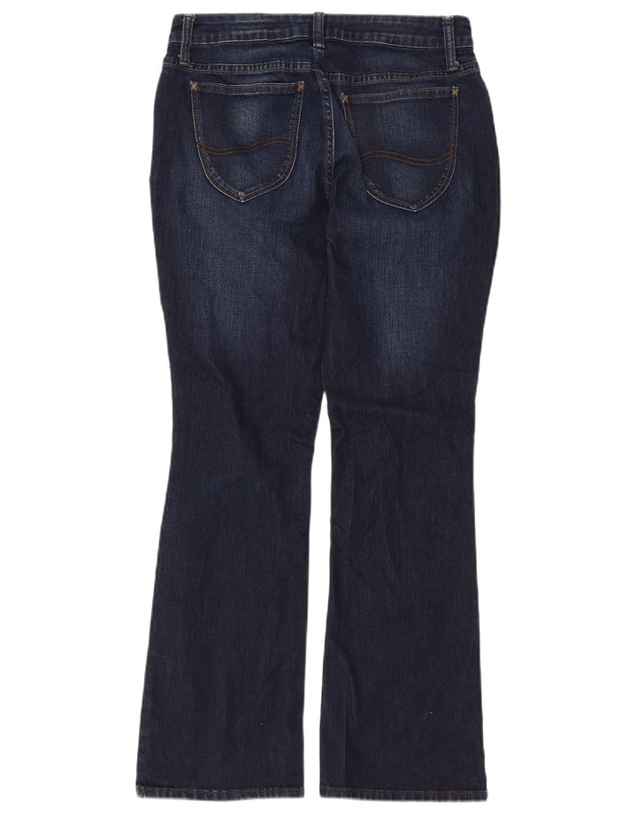Lee Damen Bootcut-Jeans mit mittelhohem Bund, US 8, Mittel, W30, L27, Marineblau, Baumwolle