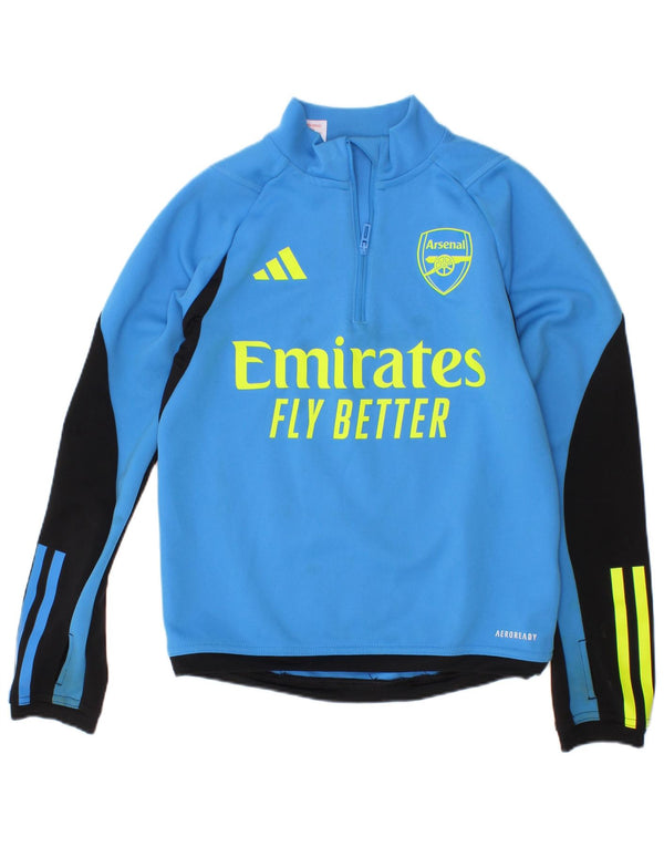 Adidas Jungen Arsenal Graphic Pullover Trainingsanzug Top 9–10 Jahre Blau