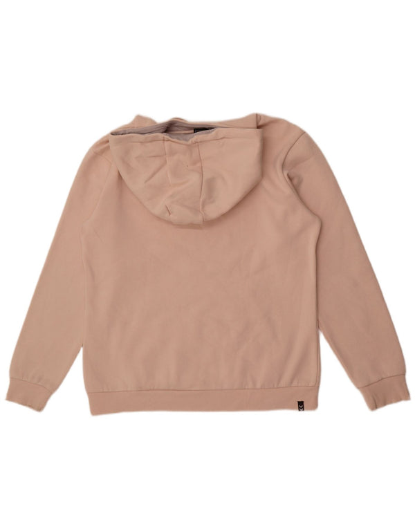 Hummel Damen Graphic Hoodie Pullover UK 16 Large Rosa Baumwolle