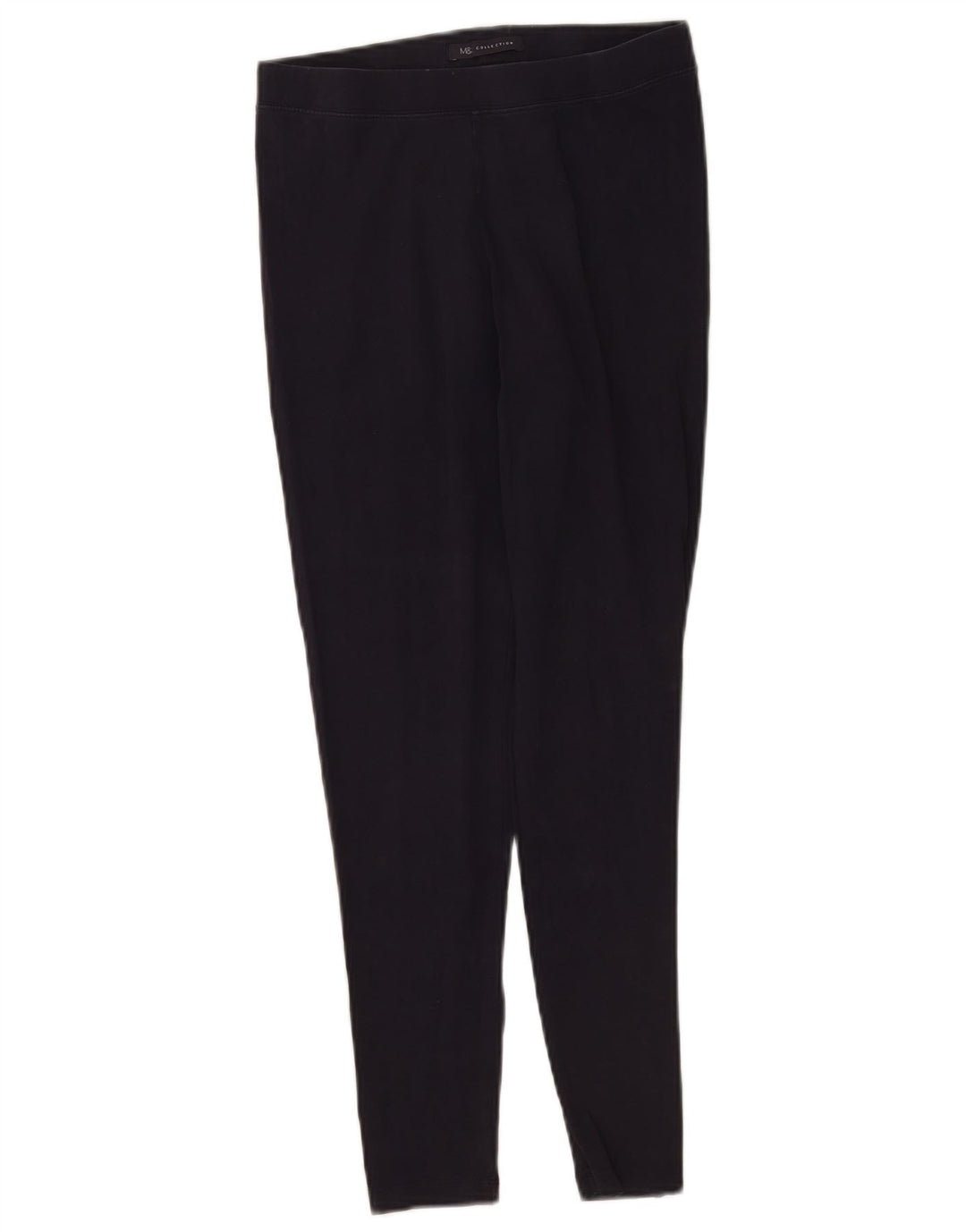 Marks & Spencer Damen Crop Leggings UK 10 Small Marineblaue Baumwolle