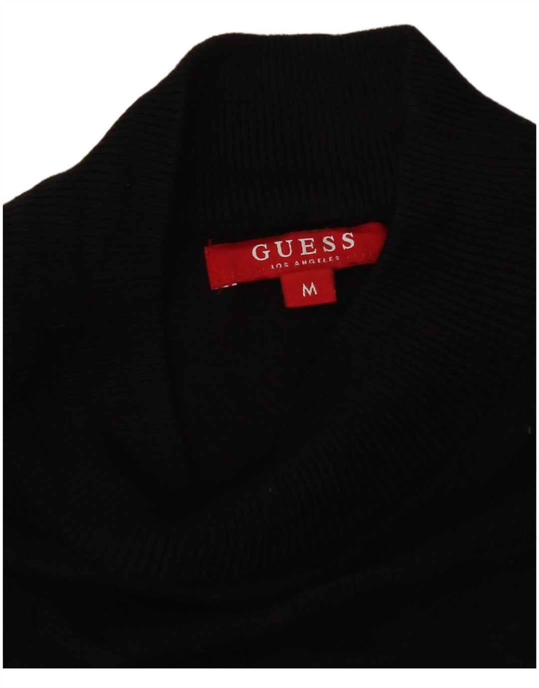Guess Damen-Pulloverkleid mit Grafik, UK 12, mittlere schwarze Viskose