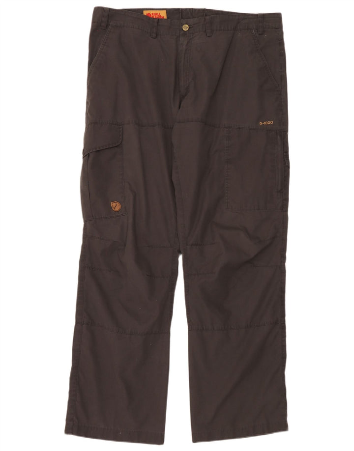 Fjall Raven Herren gerade Cargohose W38 L32 braun Polyester