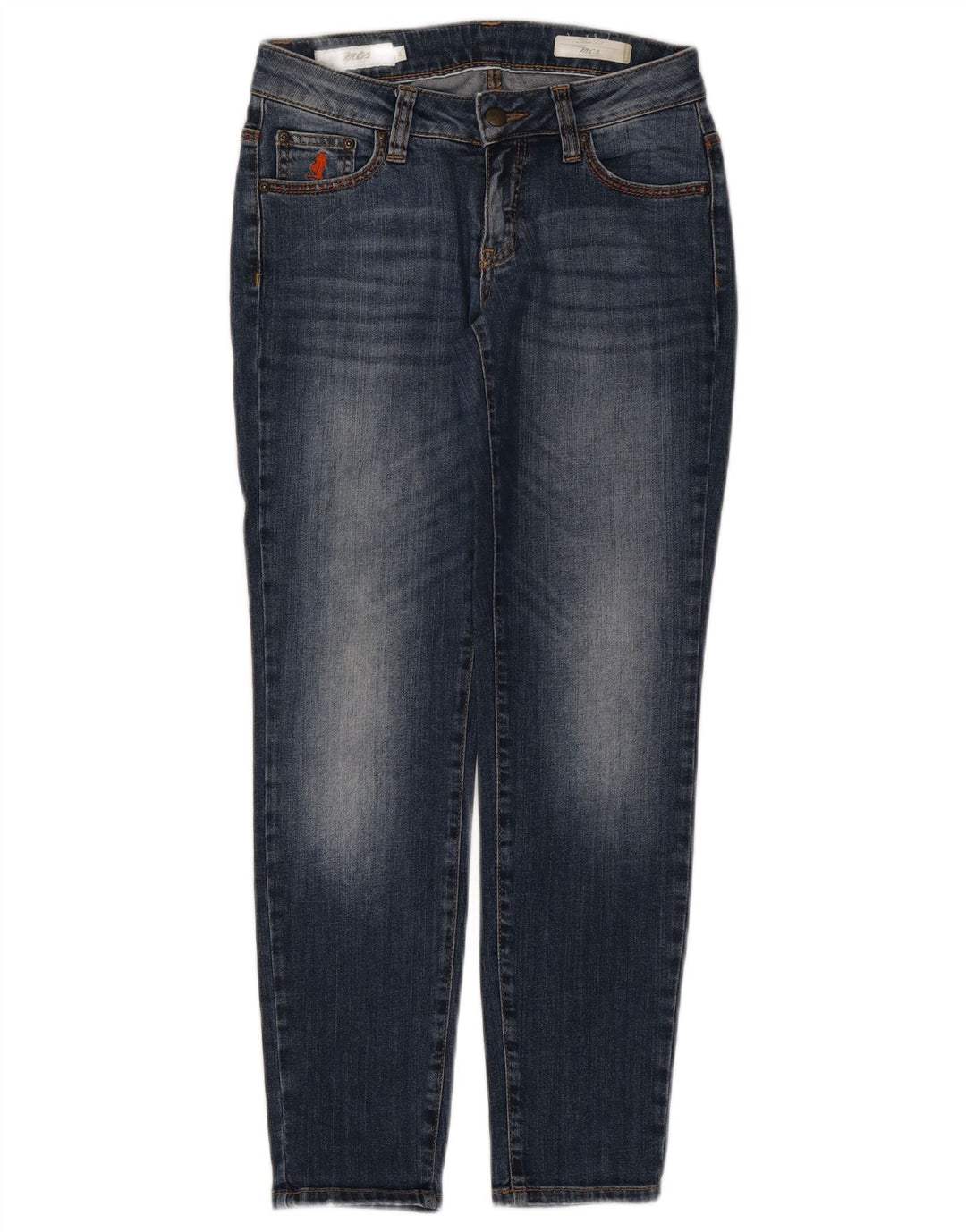 Marlboro Classics Damen Slim Jeans W26 L27 Blaue Baumwolle
