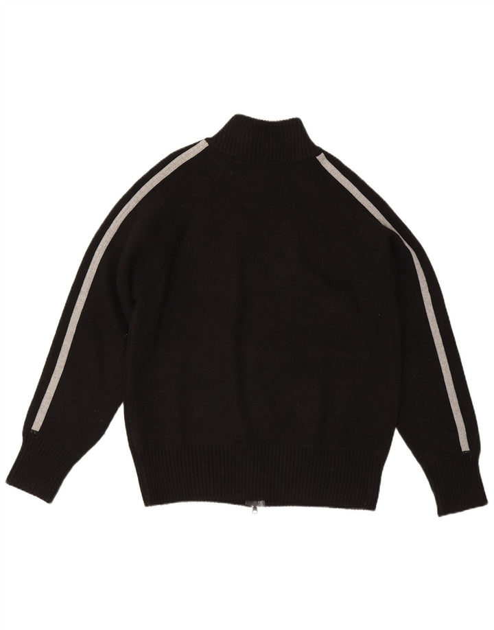 LEE Womens Oversized Cardigan Sweater UK 18 XL Black Polyacrylic