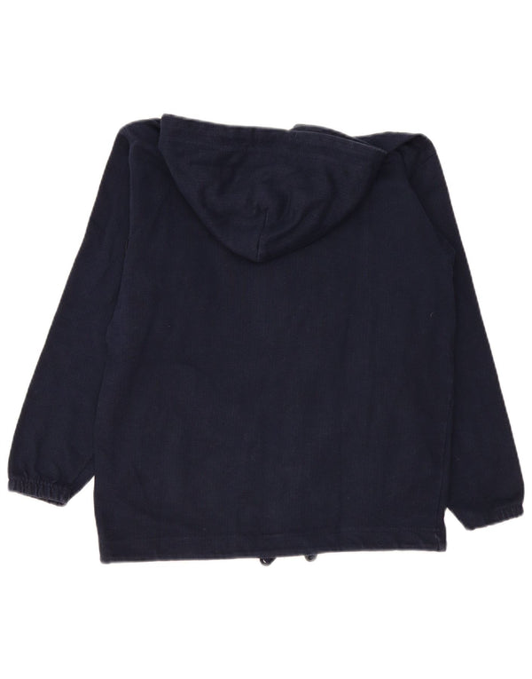 CHAMPION Jungen-Kapuzenpullover mit Reißverschluss, 11–12 Jahre, marineblaue Baumwolle