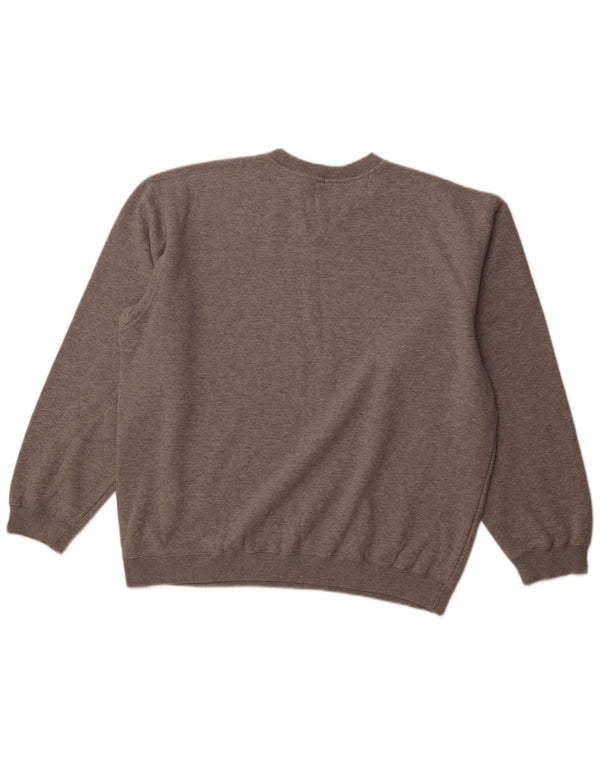 NIKE Herren Sweatshirt Pullover UK 45/47 XL Graue Baumwolle