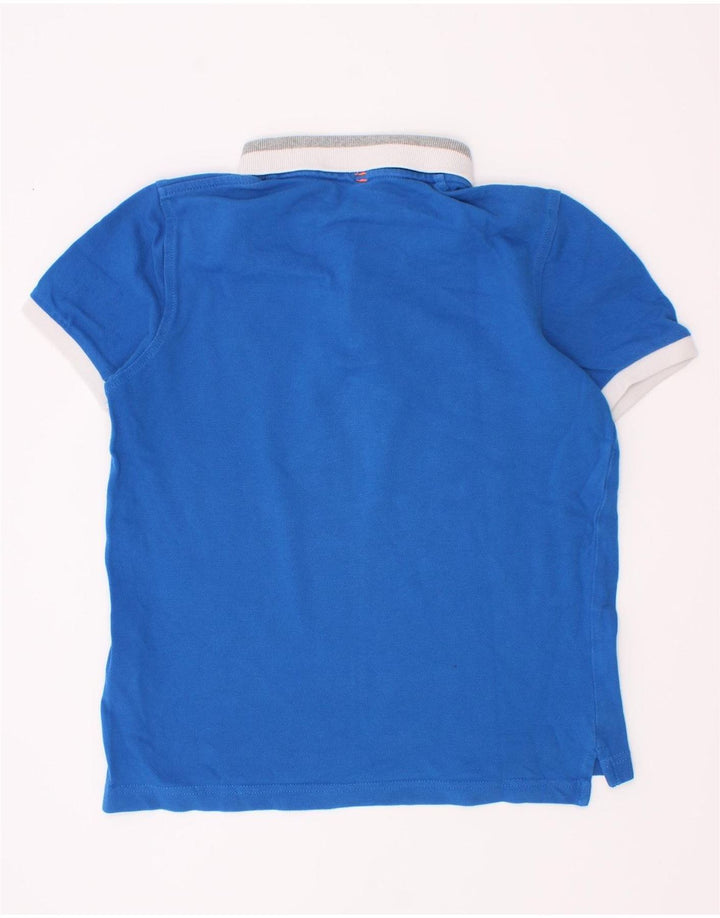 Sun68 Rugby-Poloshirt für Jungen, 5–6 Jahre, blaue Baumwolle