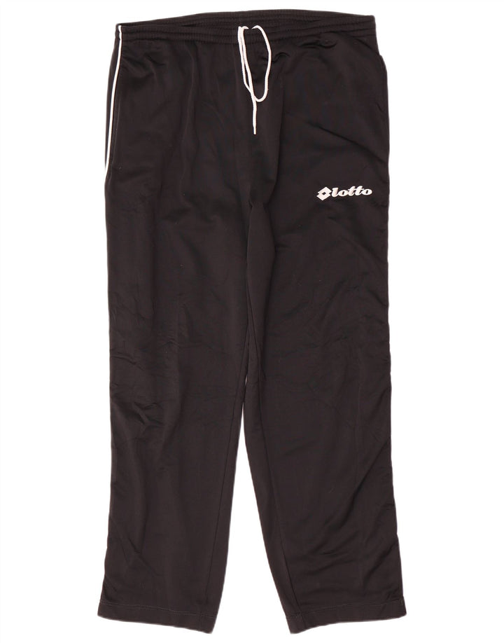 Lotto Herren-Trainingshose, UK 40/42, Größe L, Schwarz, Polyester