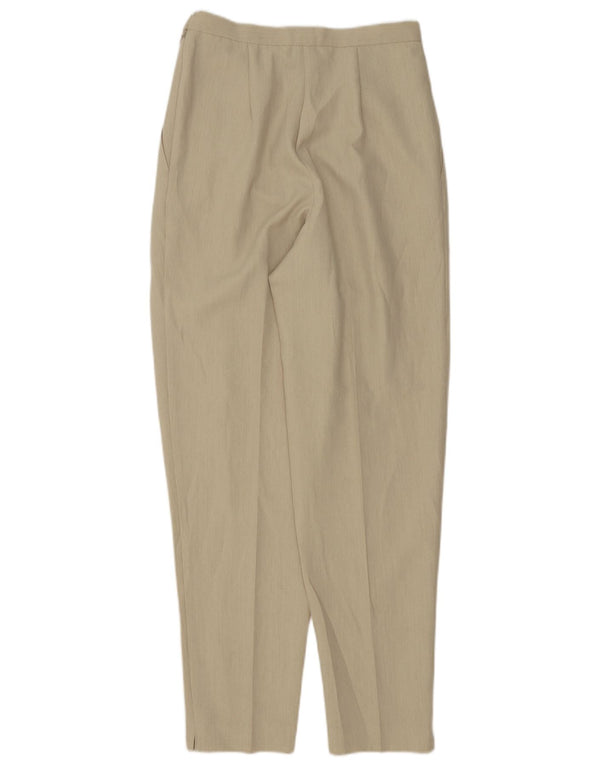 Marks & Spencer Damen-Chinohose mit hoher Taille, UK 14, M, W24, L30, Beige