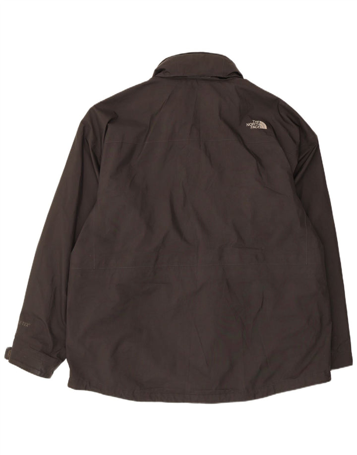 The North Face Herren-Regenjacke mit Kapuze, UK 44, 2XL, Schwarz, Polyester