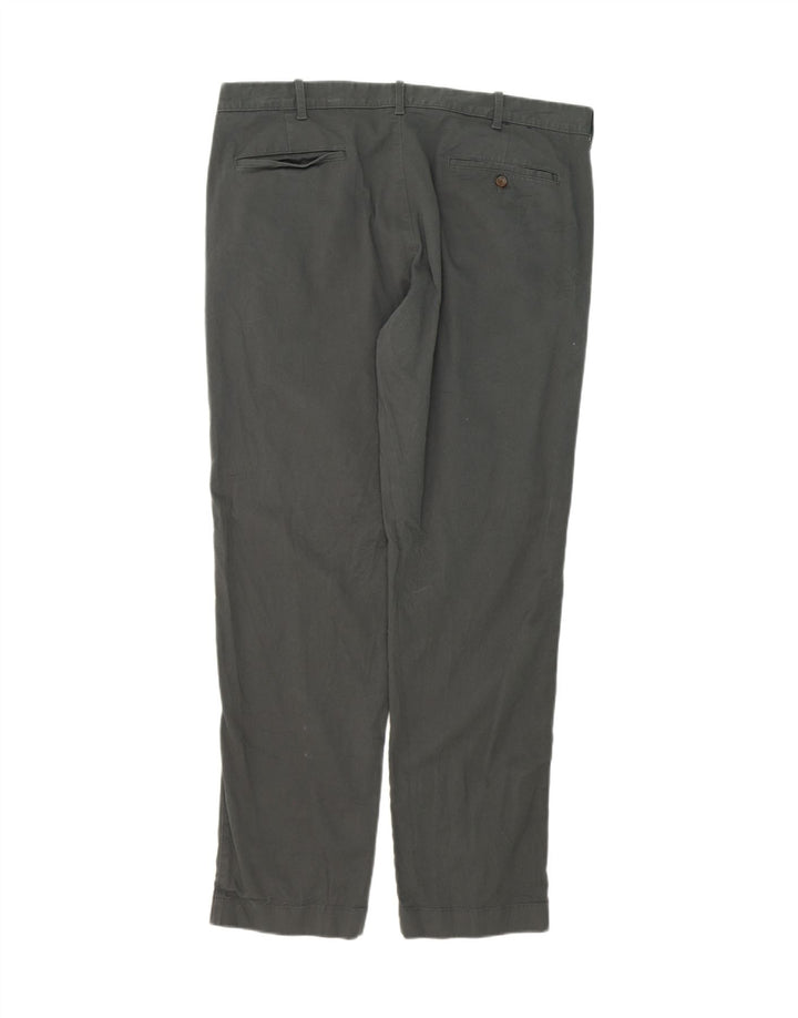 J. CREW Mens Flex Straight Chino Trousers W38 L32 Grey Cotton Vintage J. Crew and Second-Hand J. Crew from Messina Hembry 