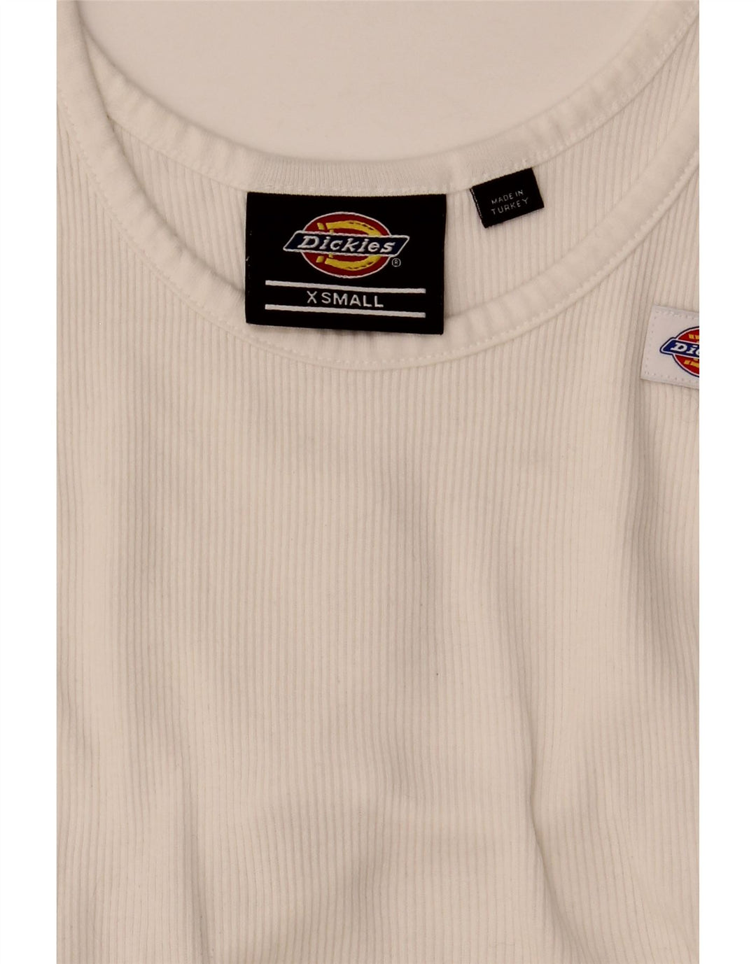 Dickies Damen Crop Vest Top UK 4 XS Weiß