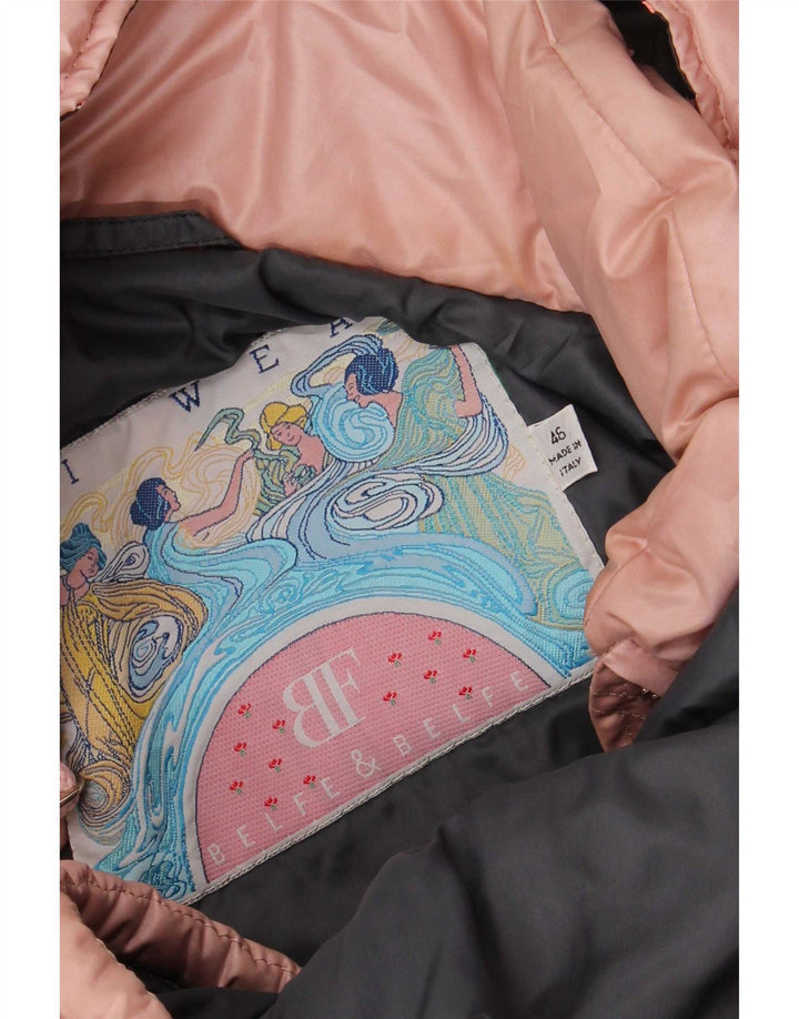 Übergroße wattierte Damenjacke mit Kapuze von Belfe & IT 46, groß, rosa, Polyester