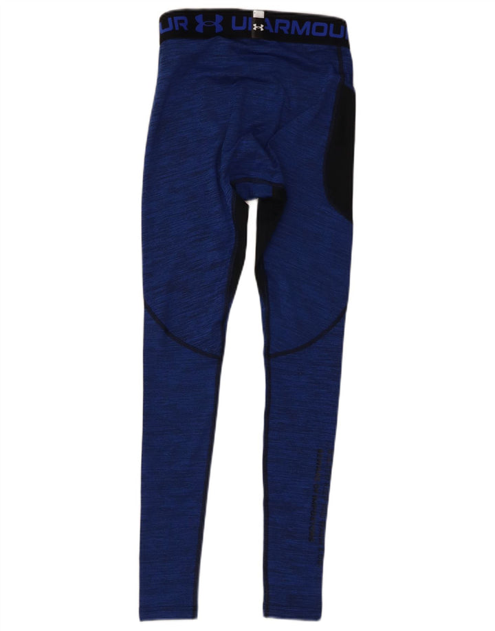Under Armour Herren Cold Gear Grafik-Leggings, klein, Blau, Farbblock