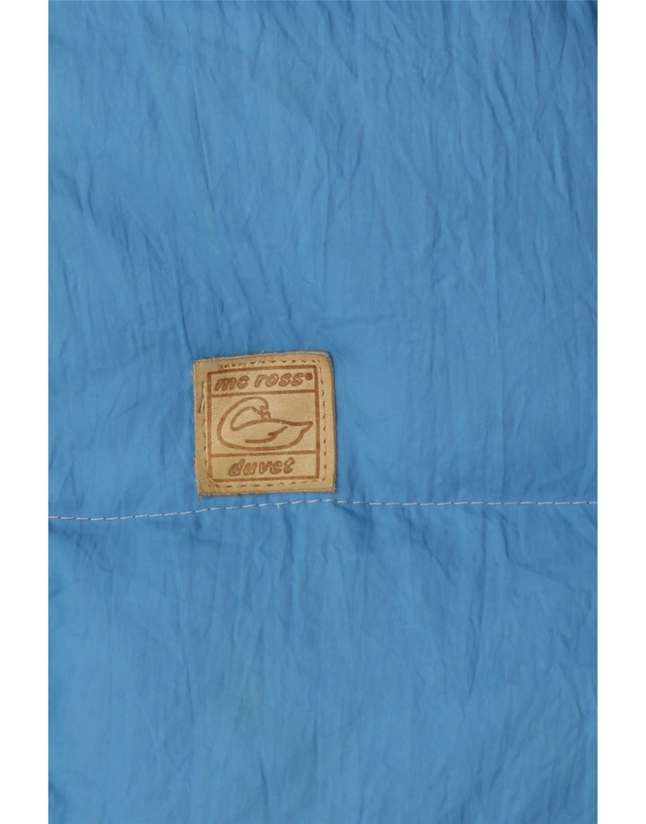 MC Ross wattierte Herrenjacke mit Kapuze, Größe 46, klein, blau, Polyamid