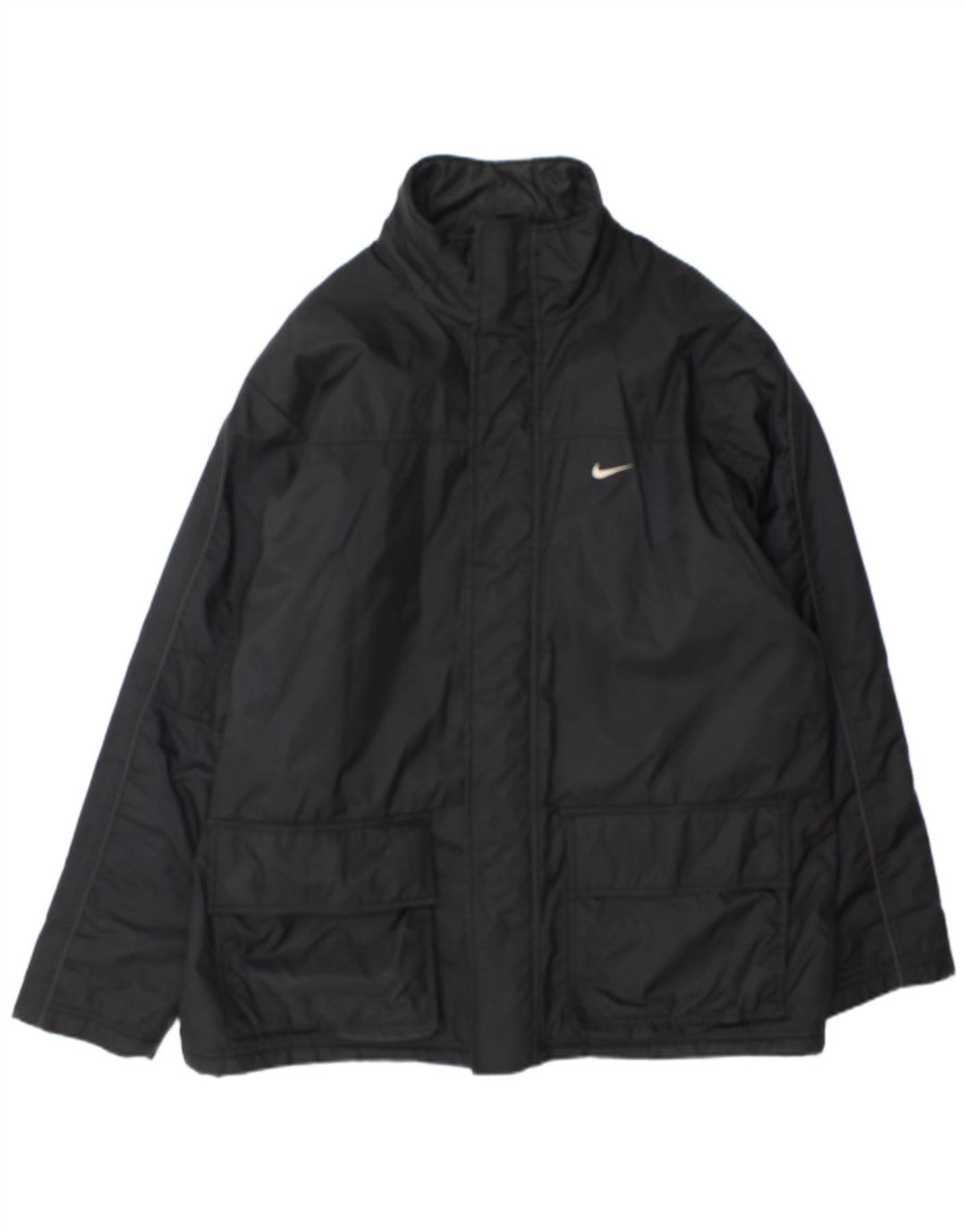 Nike Herren Windjacke UK 45/47 XL Schwarz Nylon