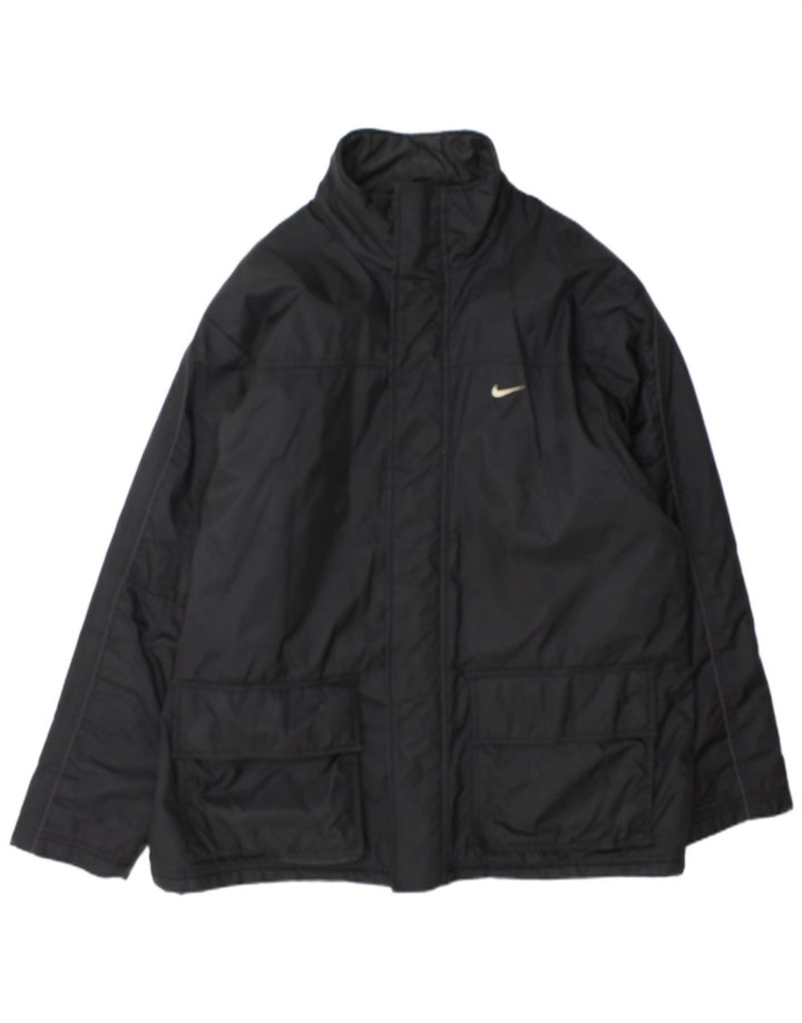 Nike Herren Windjacke UK 45/47 XL Schwarz Nylon