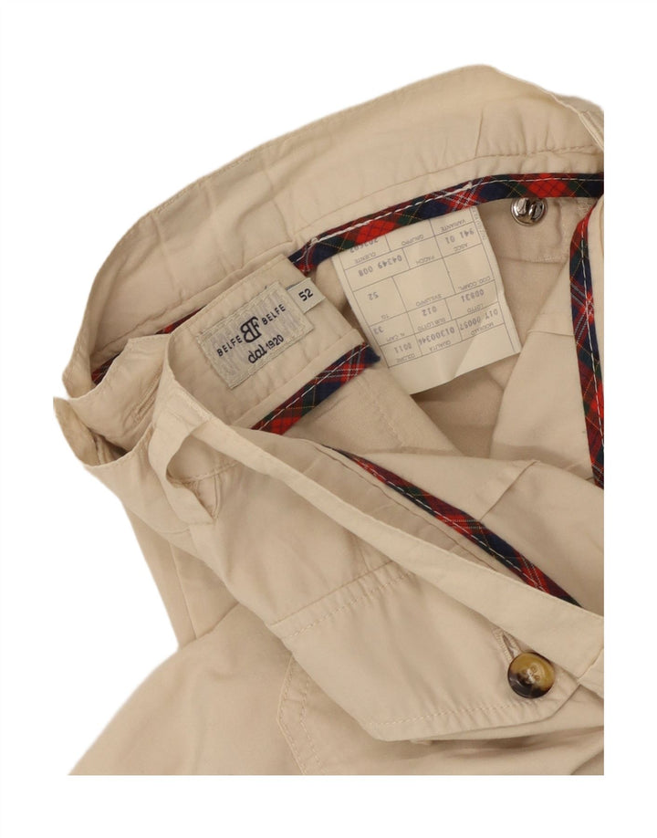 BELFE & BELFE Herren-Chinoshorts mit Pegged, Größe 52, XL, W36, beige Baumwolle