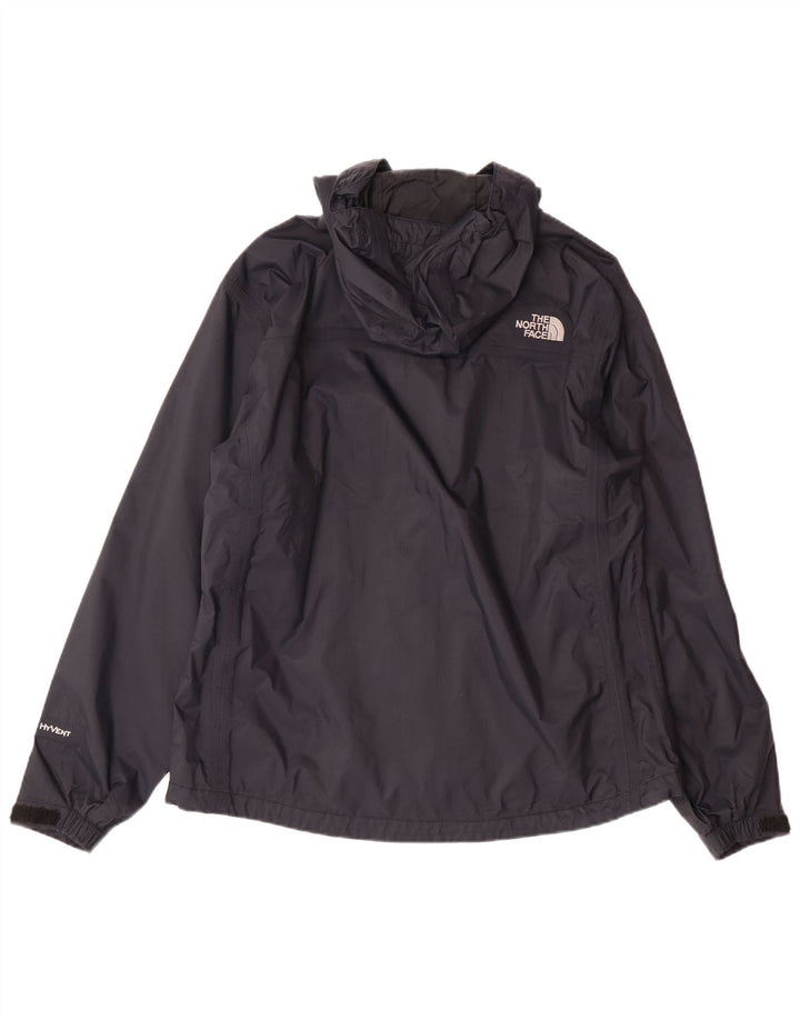 THE NORTH FACE Damen Hyvent Regenjacke mit Kapuze UK 14 Mittelschwarzes Nylon