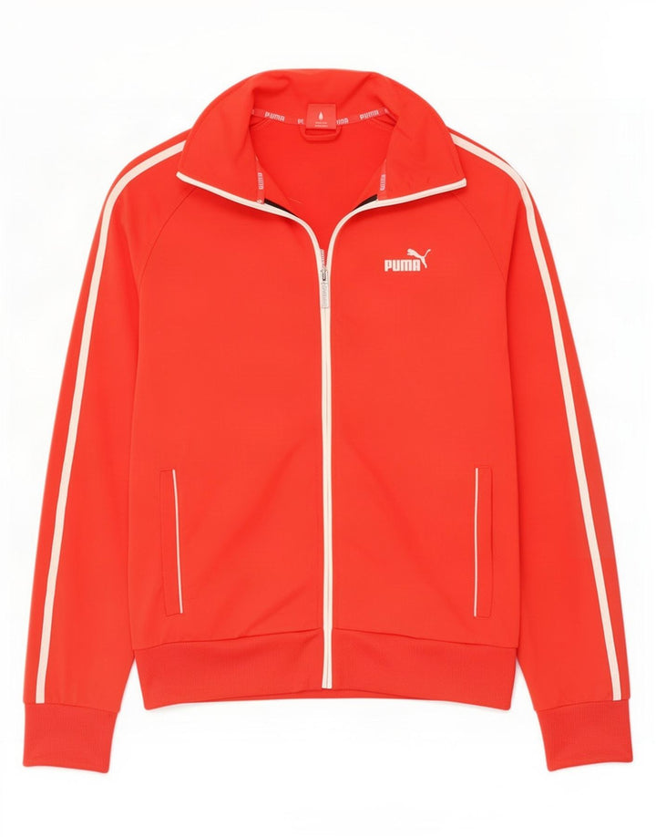 Puma Herren-Trainingsanzug-Top-Jacke, kleines rotes Polyester