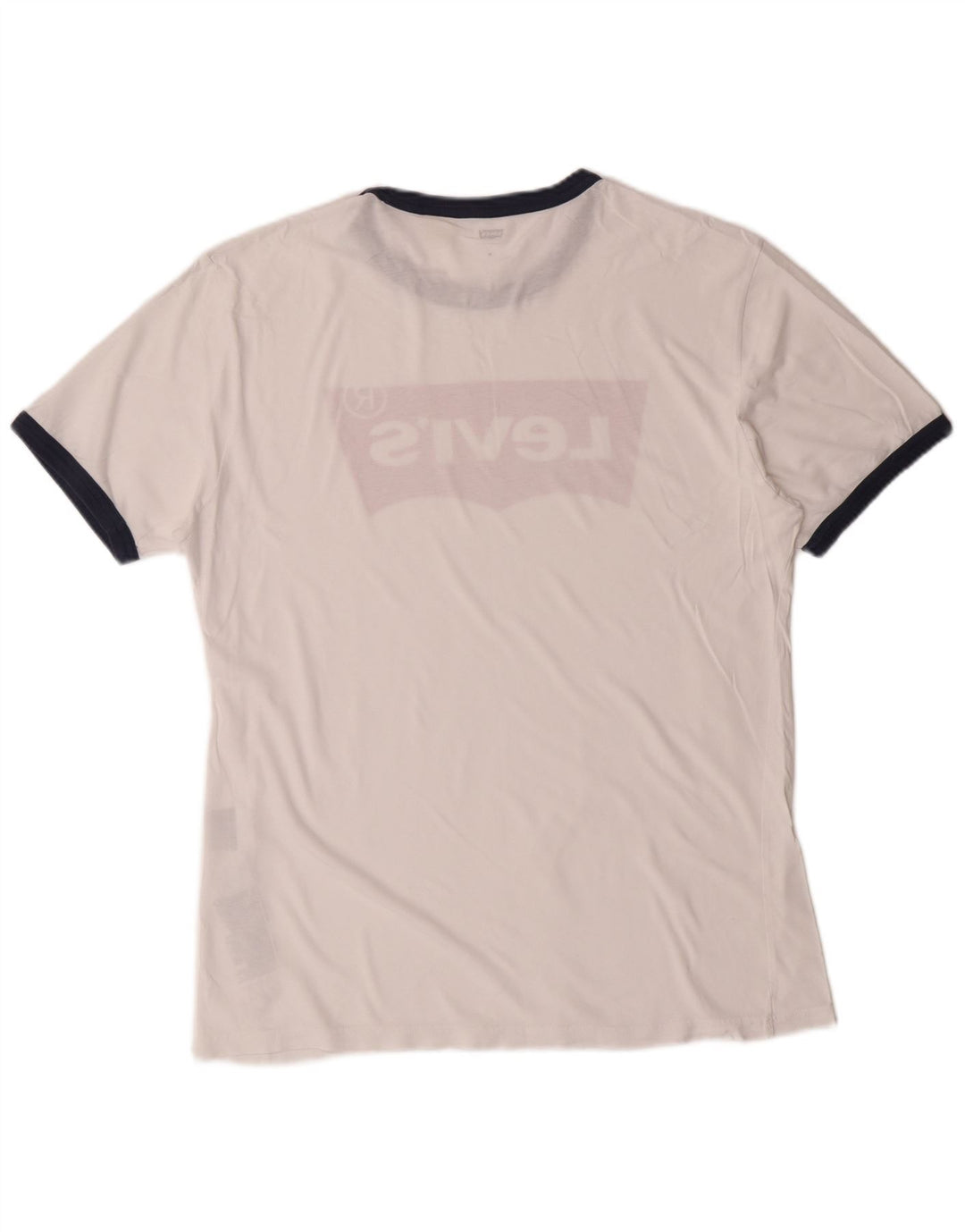 LEVI'S Herren-T-Shirt mit Grafik, mittelweiß, Baumwolle, klassisch