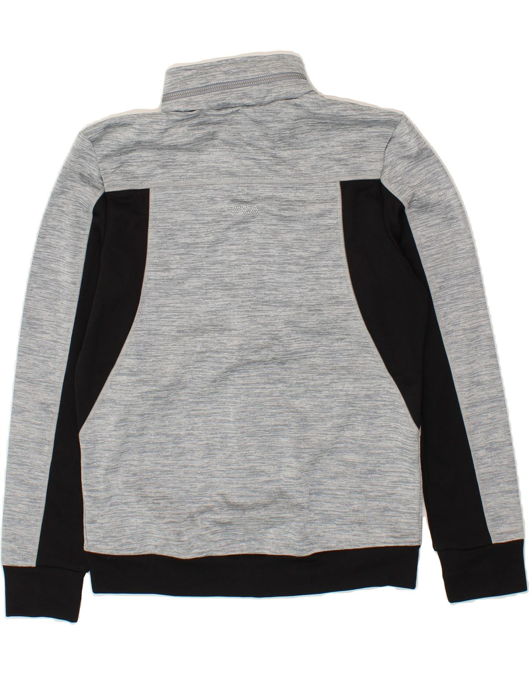 FILA Herren-Trainingsanzug-Oberteil, Jacke, klein, graues Farbblock-Polyester