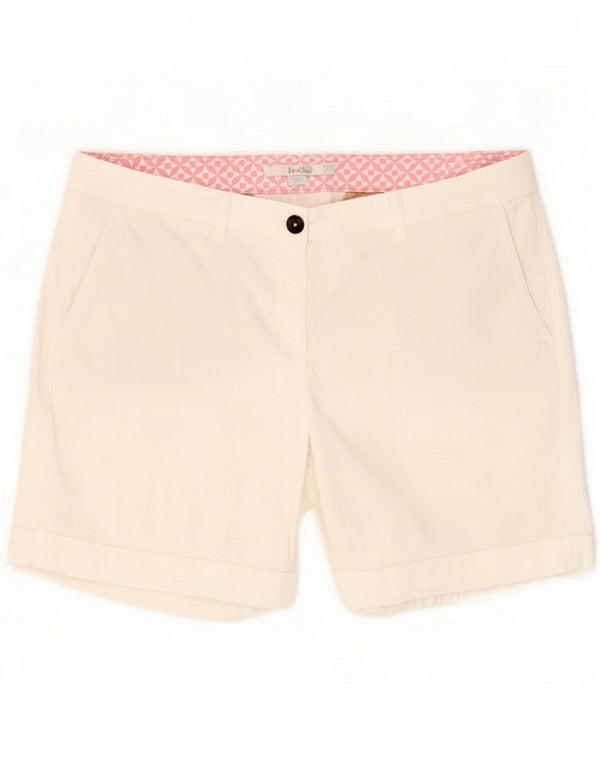 Boden Damen Chinoshorts UK 14 Large W32 Weiße Baumwolle