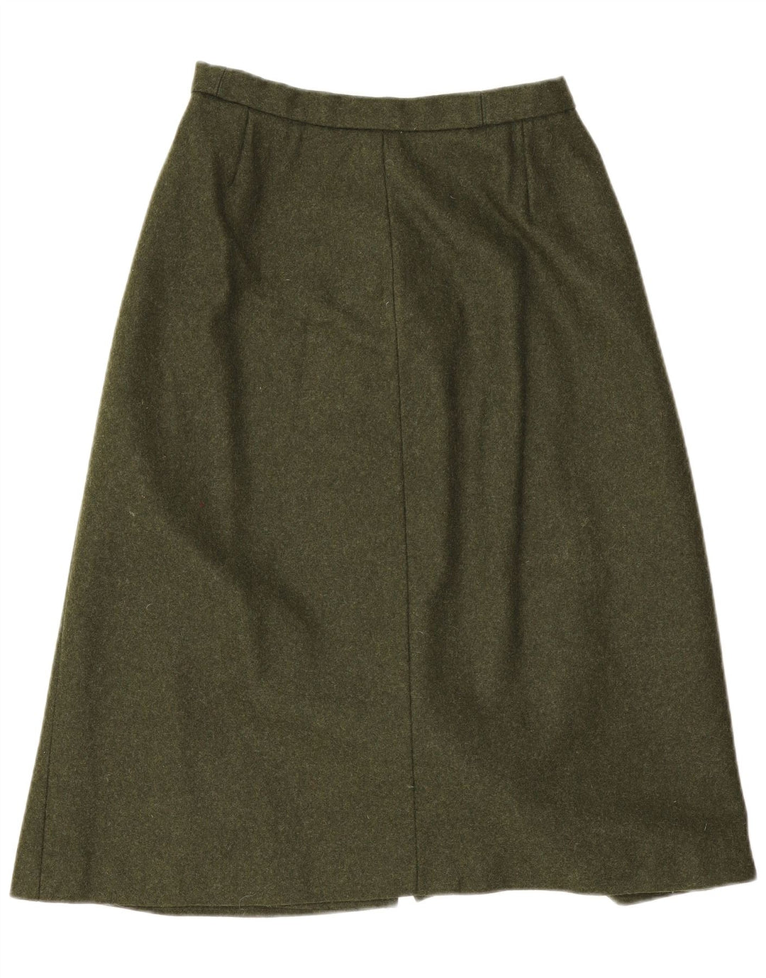 Vintage Damen A-Linie Rock W26 Small Khaki