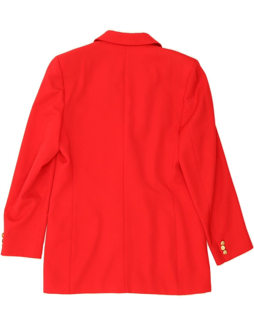 ST MICHAEL Womens Double Breasted Blazer Jacket UK 14 Large Red New Wool Vintage St Michael and Second-Hand St Michael from Messina Hembry 