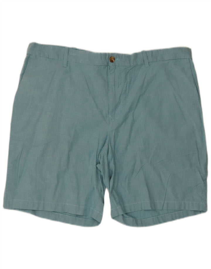 IZOD Herren Chino-Shorts W42 2XL Blaue Baumwolle