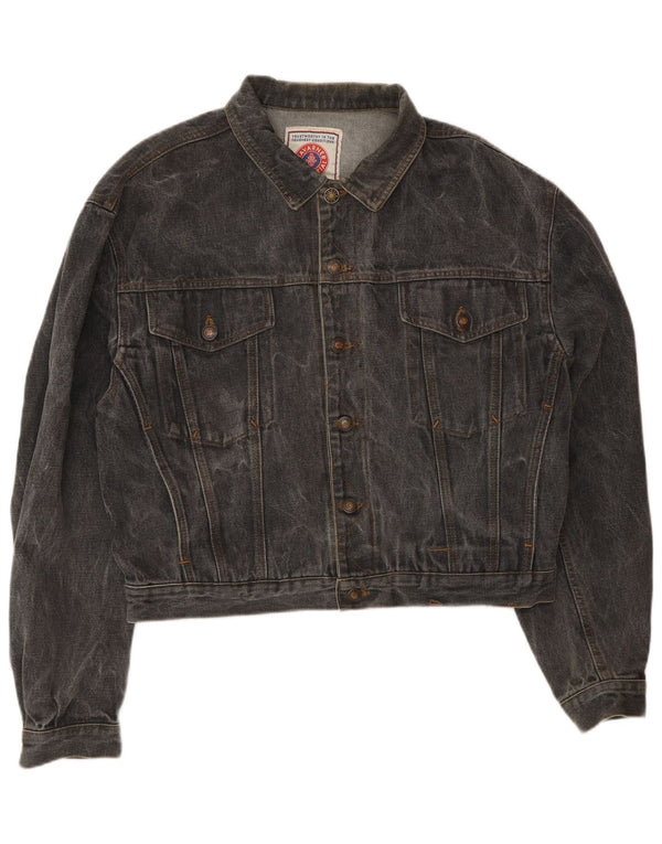 Tavarner Damen Jeansjacke UK 14 Mittelgraue Baumwolle