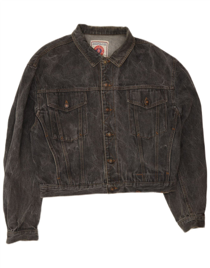 Tavarner Damen Jeansjacke UK 14 Mittelgraue Baumwolle