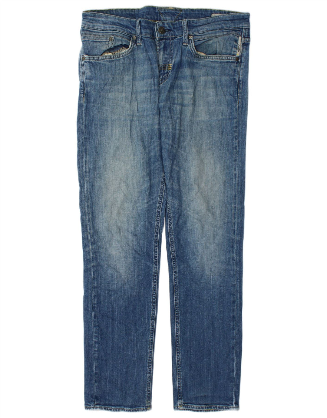 Meltin' Pot Herren Slim Jeans W33 L32 Blaue Baumwolle
