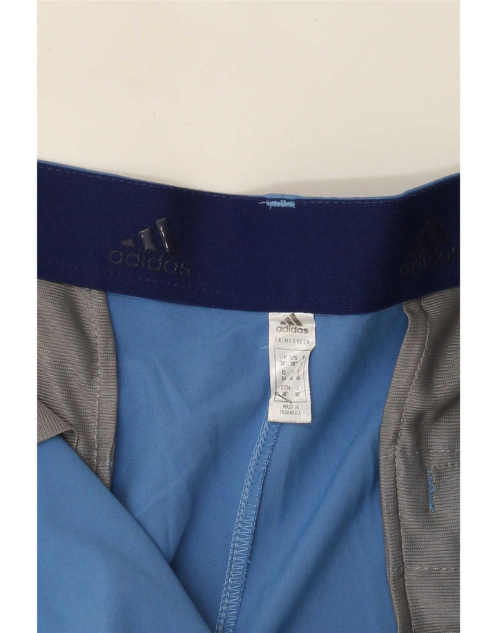 Adidas Herren Primegreen Chino Shorts W38 XL Blau Polyester