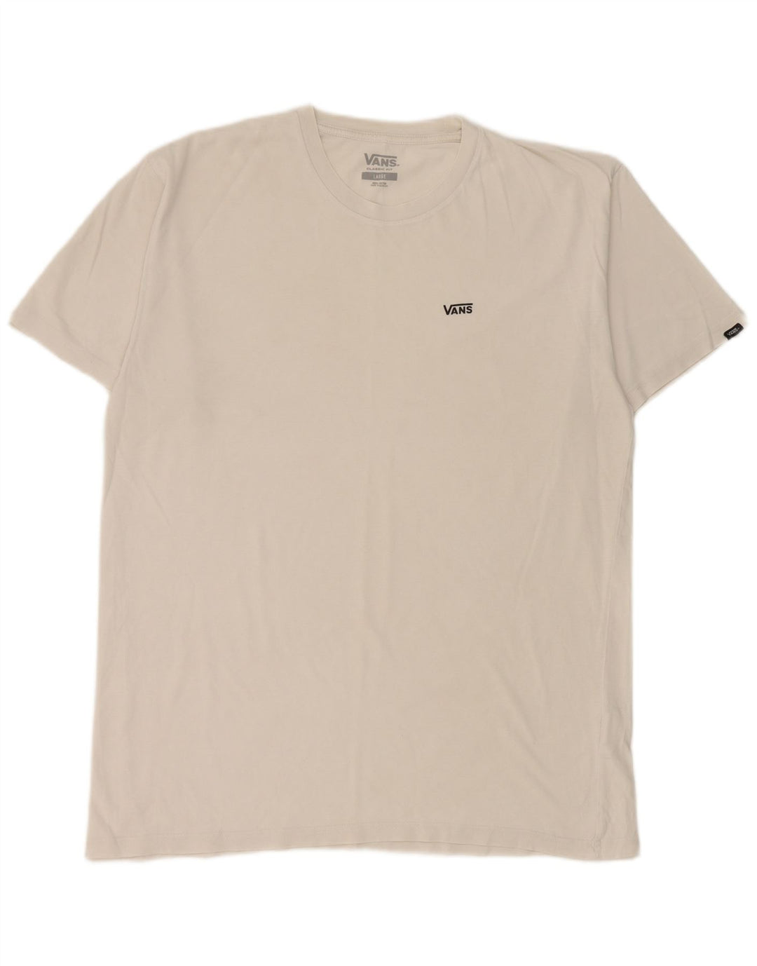 Vans Herren-T-Shirt mit klassischer Passform, groß, aus weißer Baumwolle