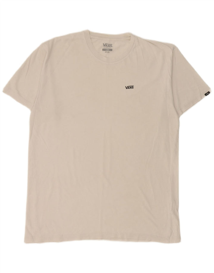 Vans Herren-T-Shirt mit klassischer Passform, groß, aus weißer Baumwolle